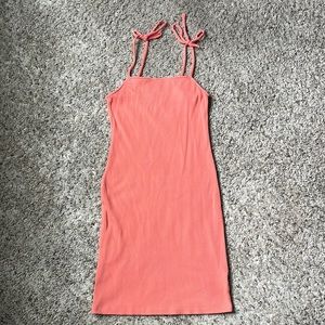 Spaghetti, strap, peach sundress, size small
